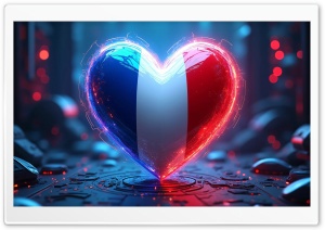 I Love France 4K UHD Wallpaper for Widescreen and UltraWide Desktop, UltraHD TV, Smartphone, Tablet