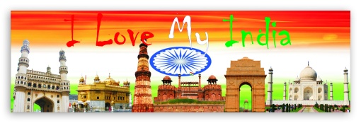 I Love My India UltraHD Wallpaper for Dual 5:3 ;