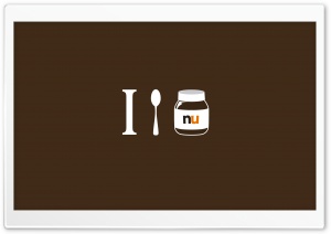 I Love Nutella Ultra HD Wallpaper for 4K UHD Widescreen desktop, tablet & smartphone