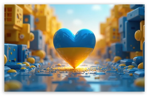 I Love Ukraine UltraHD Wallpaper for Widescreen 16:10 ;