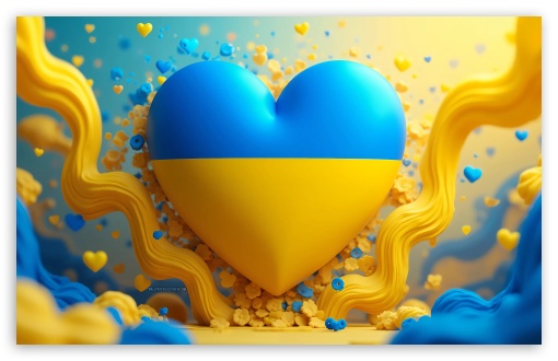 I Love Ukraine UltraHD Wallpaper for Widescreen 16:10 ;