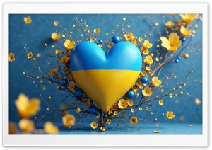 I Love Ukraine 4K UHD Wallpaper for Widescreen and UltraWide Desktop, UltraHD TV, Smartphone, Tablet