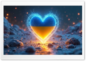 I Love Ukraine 4K UHD Wallpaper for Widescreen and UltraWide Desktop, UltraHD TV, Smartphone, Tablet