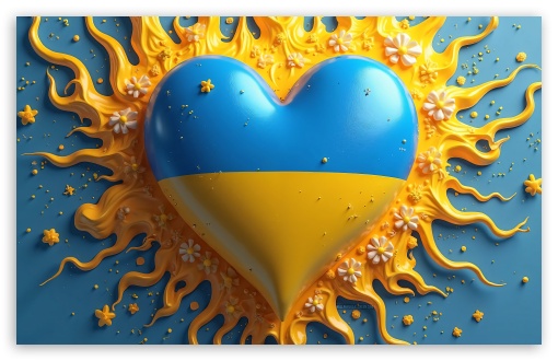 I Love Ukraine UltraHD Wallpaper for Widescreen 16:10 ;