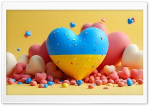 I Love Ukraine 4K UHD Wallpaper for Widescreen and UltraWide Desktop, UltraHD TV, Smartphone, Tablet