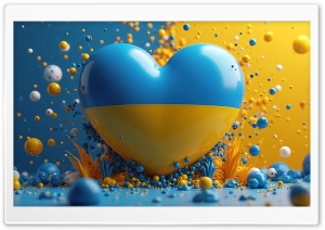 I Love Ukraine 4K UHD Wallpaper for Widescreen and UltraWide Desktop, UltraHD TV, Smartphone, Tablet