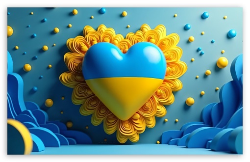 I Love Ukraine UltraHD Wallpaper for Widescreen 16:10 ;