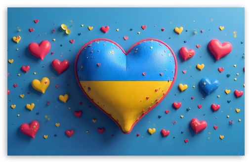 I Love Ukraine UltraHD Wallpaper for Widescreen 16:10 ;