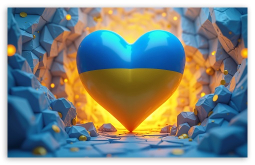 I Love Ukraine UltraHD Wallpaper for Widescreen 16:10 ;