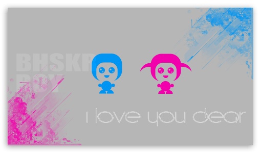 i love you UltraHD Wallpaper for HD 16:9 ;