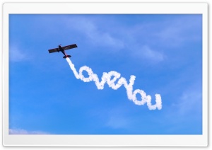 I Love You Written In The Sky Ultra HD Wallpaper for 4K UHD Widescreen desktop, tablet & smartphone