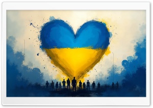 I Lovev Ukraine 4K UHD Wallpaper for Widescreen and UltraWide Desktop, UltraHD TV, Smartphone, Tablet
