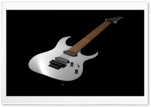 Ibanez Electric Guitar White Color Ultra HD Wallpaper for 4K UHD Widescreen desktop, tablet & smartphone