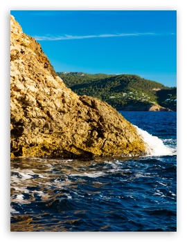 Ibiza rocks UltraHD Wallpaper for Mobile 3:4 ;