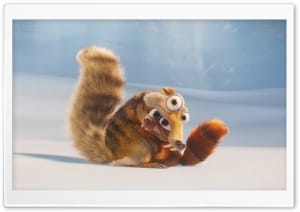Ice Age Scrat Tales Baby Scrat 4K UHD Wallpaper for Widescreen and UltraWide Desktop, UltraHD TV, Smartphone, Tablet