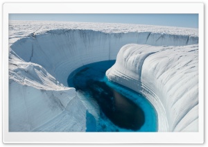 Ice Canyon - Greenland Ultra HD Wallpaper for 4K UHD Widescreen desktop, tablet & smartphone