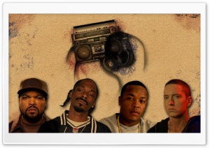 Ice Cube, Snoop Dogg, Dr Dre & Eminem Ultra HD Wallpaper for 4K UHD Widescreen desktop, tablet & smartphone