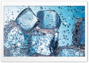 Ice Cubes - Closeup Ultra HD Wallpaper for 4K UHD Widescreen desktop, tablet & smartphone