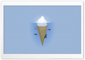 Iceberg Ice Cream Ultra HD Wallpaper for 4K UHD Widescreen desktop, tablet & smartphone