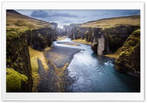 Iceland, Fjadrargljufur Canyon Ultra HD Wallpaper for 4K UHD Widescreen desktop, tablet & smartphone