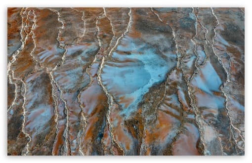 Iceland Geothermal Sinter Terraces from Above UltraHD Wallpaper for UHD 16:9 ; HD 16:9 ; UltraWide 21:9 24:10 32:9 32:10 ; Widescreen 16:10 ; Tablet 1:1 ; Mobile 9:16 9:19.5 9:20 9:21 9:22 ; Dual 16:10 16:9 ;