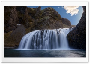 Iceland Waterfall 4K UHD Wallpaper for Widescreen and UltraWide Desktop, UltraHD TV, Smartphone, Tablet