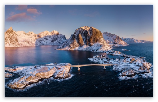 Iconic Norway Bridge Winter Scene UltraHD Wallpaper for UHD 16:9 ; HD 16:9 ; UltraWide 21:9 24:10 32:9 32:10 ; Widescreen 16:10 5:3 ; Fullscreen 4:3 5:4 3:2 ; Tablet 1:1 ; Dual 16:10 5:3 16:9 4:3 5:4 3:2 ; Triple 16:10 5:3 16:9 4:3 5:4 3:2 ;