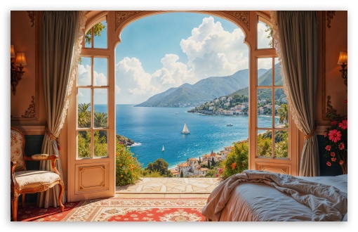 Idyllic View Of The Mediterranean Sea 4K UHD Wallpaper for Widescreen and UltraWide Desktop, UltraHD TV, Smartphone, Tablet Idyllic View Of The Mediterranean Sea UltraHD Wallpaper for UHD 16:9 ; HD 16:9 ; UltraWide 21:9 24:10 ; Widescreen 16:10 5:3 ; Fullscreen 4:3 5:4 3:2 ; Tablet 1:1 ;