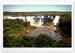 Iguazu Falls Ultra HD Wallpaper for 4K UHD Widescreen Desktop, Lockscreen, Screensaver, TV, Tablet, Smartphone