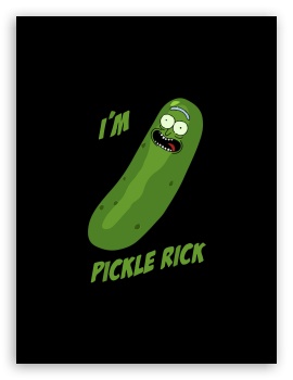 Im Pickle Rick UltraHD Wallpaper for Mobile 9:16 2:3 3:5 3:4 ;