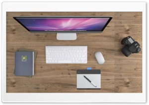 iMac Desk Ultra HD Wallpaper for 4K UHD Widescreen desktop, tablet & smartphone