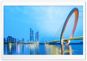 Impressive Bridge, Architecture, City, Modern, 4K UHD Wallpaper for Widescreen and UltraWide Desktop, UltraHD TV, Smartphone, Tablet