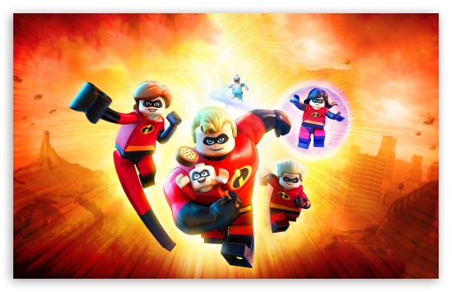 Incredibles 2 Lego UltraHD Wallpaper for UHD 16:9 ; HD 16:9 ; UltraWide 21:9 24:10 32:9 32:10 ; Widescreen 16:10 ; Tablet 1:1 ; Dual 16:10 16:9 ;