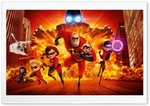 Incredibles 3 Movie 4K UHD Wallpaper for Widescreen and UltraWide Desktop, UltraHD TV, Smartphone, Tablet