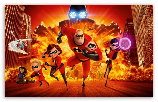 Incredibles 3 Movie UltraHD Wallpaper for UHD 16:9 ; HD 16:9 ; UltraWide 21:9 24:10 32:9 32:10 ; Widescreen 16:10 ; Tablet 1:1 ; Dual 16:10 16:9 ;