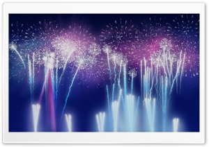Independence Day Fireworks Background Ultra HD Wallpaper for 4K UHD Widescreen desktop, tablet & smartphone