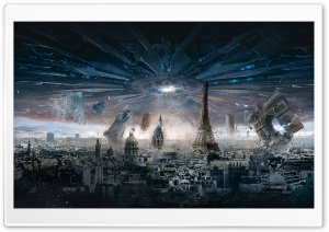 Independence Day Resurgence Paris Ultra HD Wallpaper for 4K UHD Widescreen desktop, tablet & smartphone