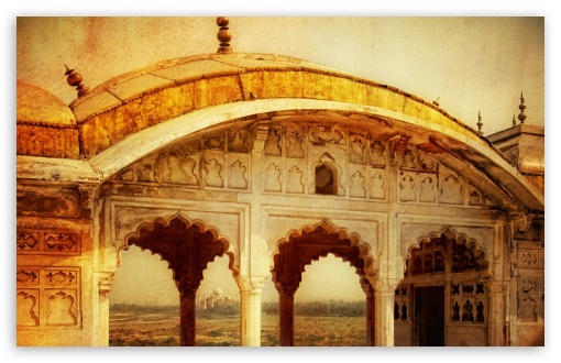 Wide Palace Arches – Print A Wallpaper