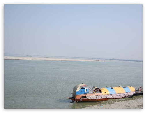 Indian river the Brahmaputra UltraHD Wallpaper for Fullscreen 4:3 ;