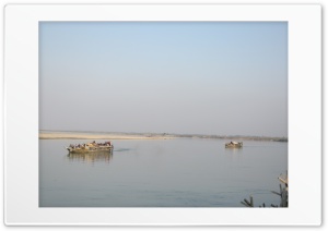 Indian river the Brahmaputra, Assam 4K UHD Wallpaper for Widescreen and UltraWide Desktop, UltraHD TV, Smartphone, Tablet