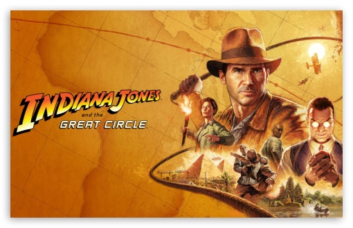 Indiana Jones and the Great Circle Game UltraHD Wallpaper for UHD 16:9 ; HD 16:9 ; UltraWide 21:9 24:10 32:9 32:10 ; Widescreen 16:10 5:3 ; Fullscreen 4:3 ; Dual 16:10 5:3 16:9 4:3 5:4 3:2 ;