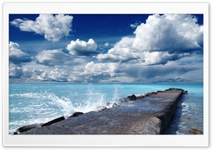 Infinity Blue Ultra HD Wallpaper for 4K UHD Widescreen desktop, tablet & smartphone