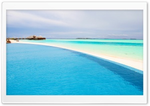 Infinity Pool, Maldives Ultra HD Wallpaper for 4K UHD Widescreen desktop, tablet & smartphone