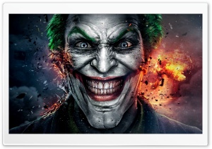 Injustice God Among Us Joker Face Ultra HD Wallpaper for 4K UHD Widescreen desktop, tablet & smartphone