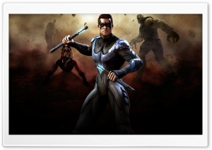 Injustice Gods Among Us - Nightwing Ultra HD Wallpaper for 4K UHD Widescreen desktop, tablet & smartphone