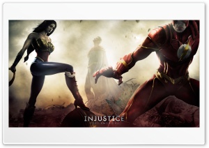 Injustice Gods Among Us - Wonder Woman, Superman & Flash Ultra HD Wallpaper for 4K UHD Widescreen desktop, tablet & smartphone