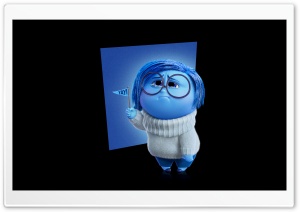 Inside Out 2 Sadness 2024 Movie Ultra HD Wallpaper for 4K UHD Widescreen desktop, tablet & smartphone