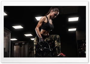 Intense Workout Women Ultra HD Wallpaper for 4K UHD Widescreen desktop, tablet & smartphone