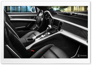 Interior Porsche Panamera Stingray Ultra HD Wallpaper for 4K UHD Widescreen Desktop, Lockscreen, Screensaver, TV, Tablet, Smartphone