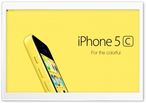 iPhone 5C Yellow For Colorful Ultra HD Wallpaper for 4K UHD Widescreen desktop, tablet & smartphone
